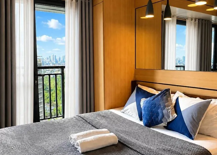 Apartamento 23f Skyline View Air Residences Makati Fast Wifi Manila